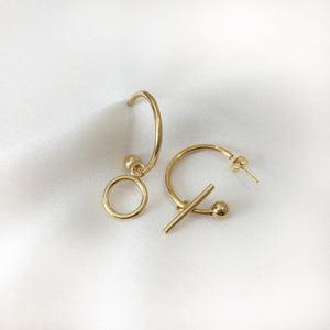 Boucles d'oreilles STON ALPHA